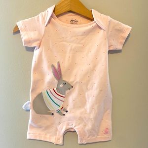 Joules “new explorers” romper 0-3 months néw with tags